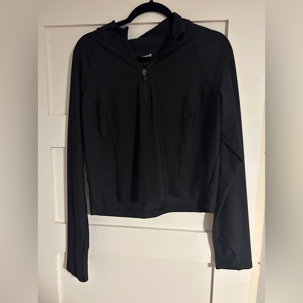 Old navy active cropped quarterzip